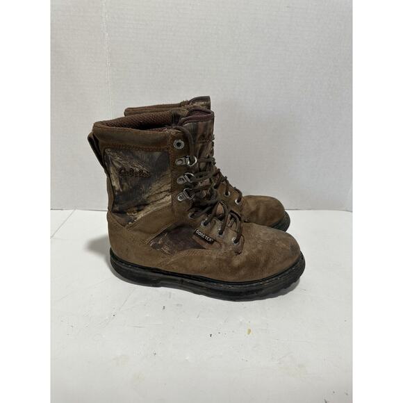 Cabela\'s Mens 7.5 EE Camo‎ Gore-Tex Waterproof boots 81-3741 cabelas camouflage